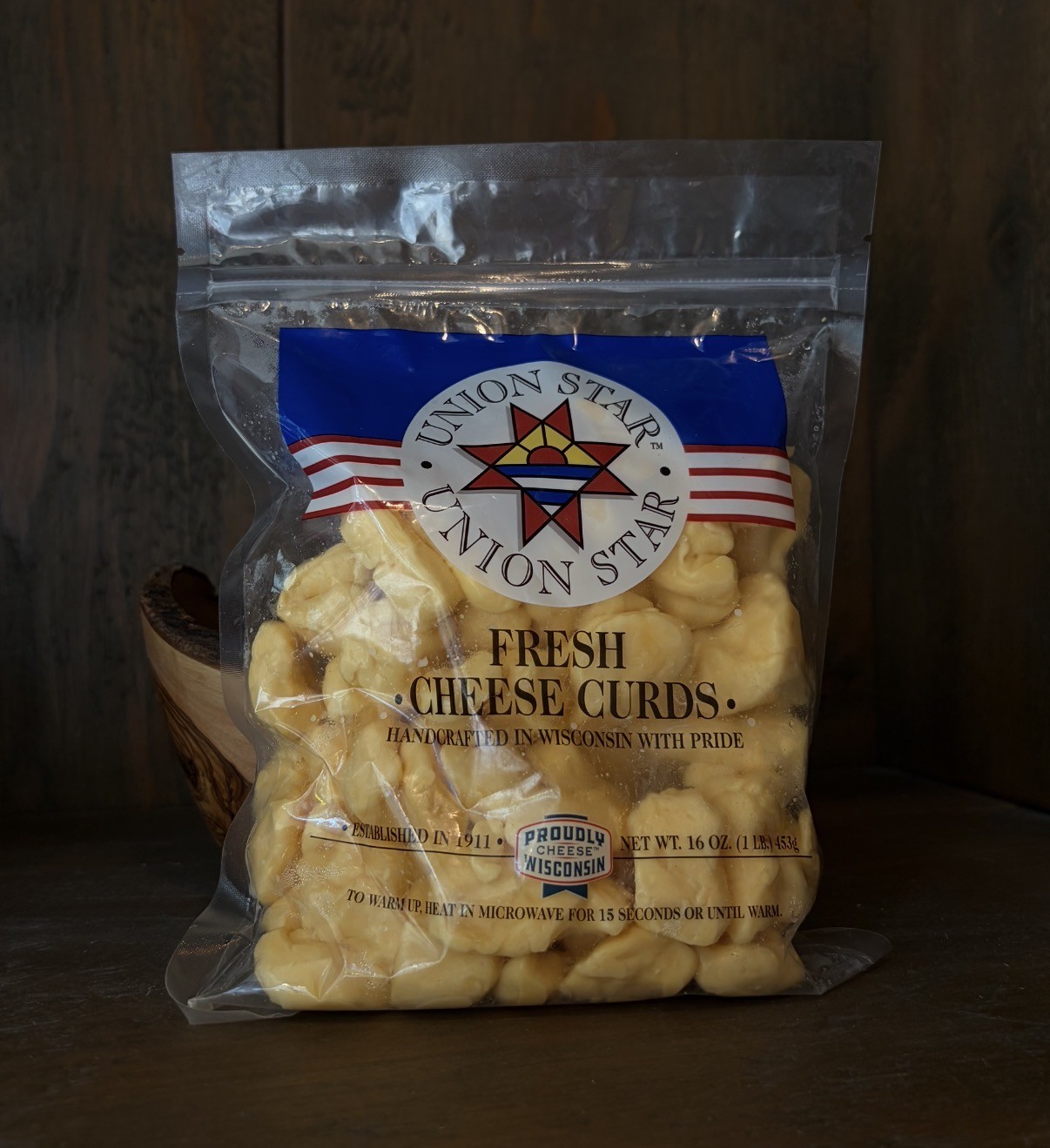 Fresh cheese curds homemade in Wisconsin